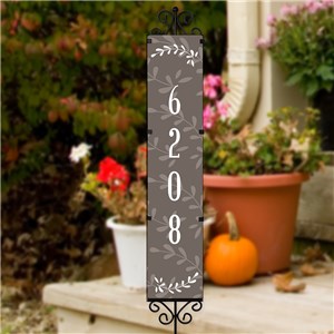 Personalized Blessed Beyond Belief Address Yard Stake | Personalized Address Signs