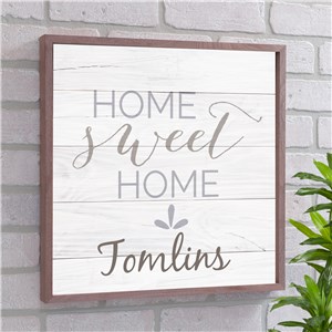 Home Sweet Home Personalized Wall Decor | Personalized Wood Pallet Signs