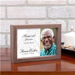 Personalized Always And Forever In Our Hearts Table Top Memorial Sign 61395611