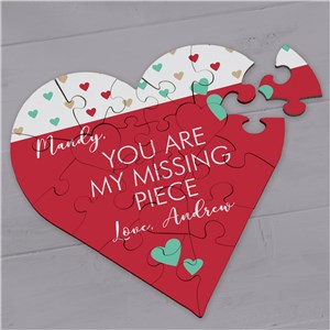 Personalized Valentine's Gifts | Customized Heart Puzzles