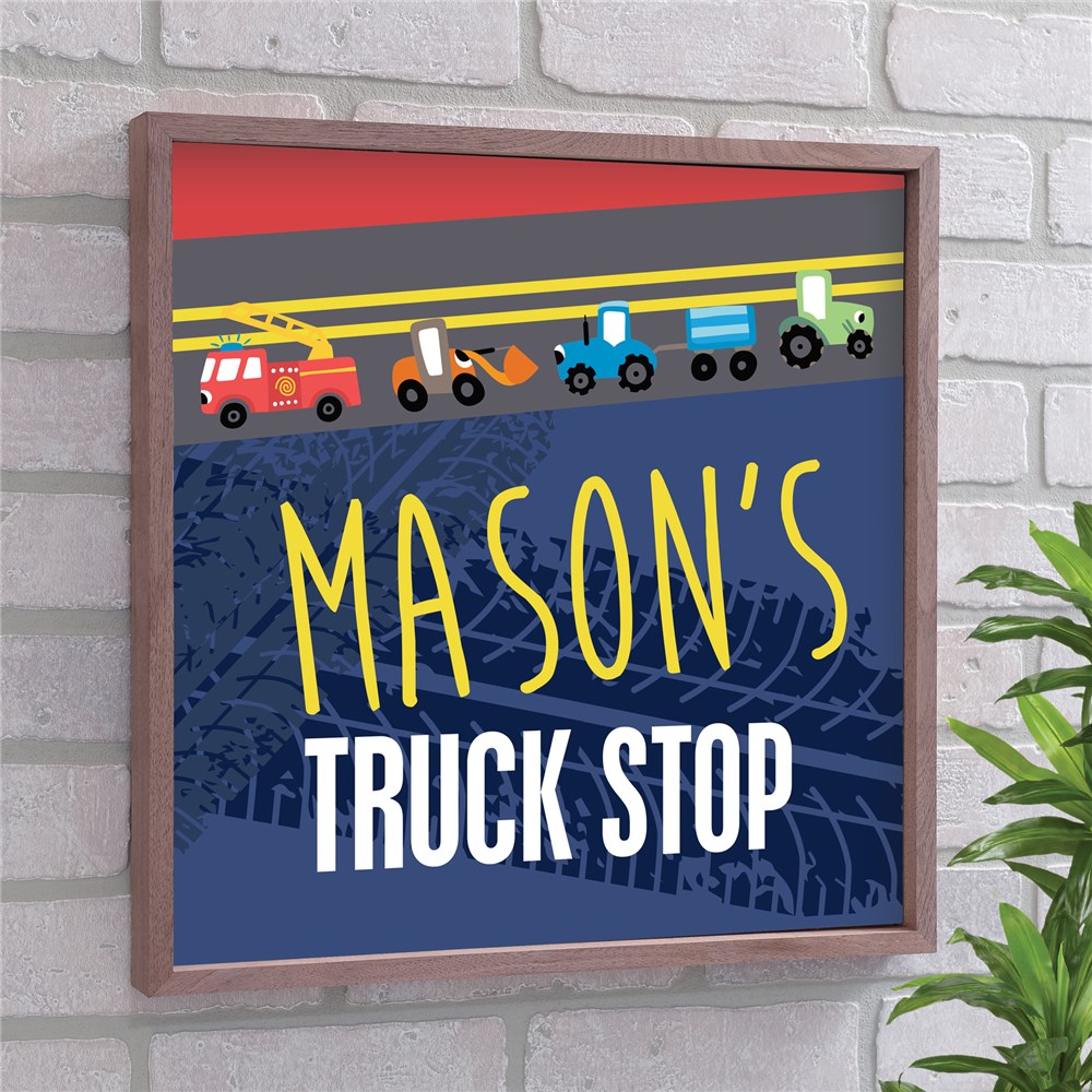 Personalized Kid's Truck Wall Decor GiftsForYouNow