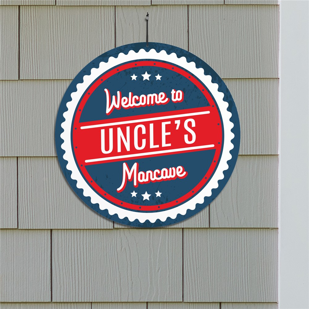 Man Cave Wall Sign | Personalized Man Cave Accessories