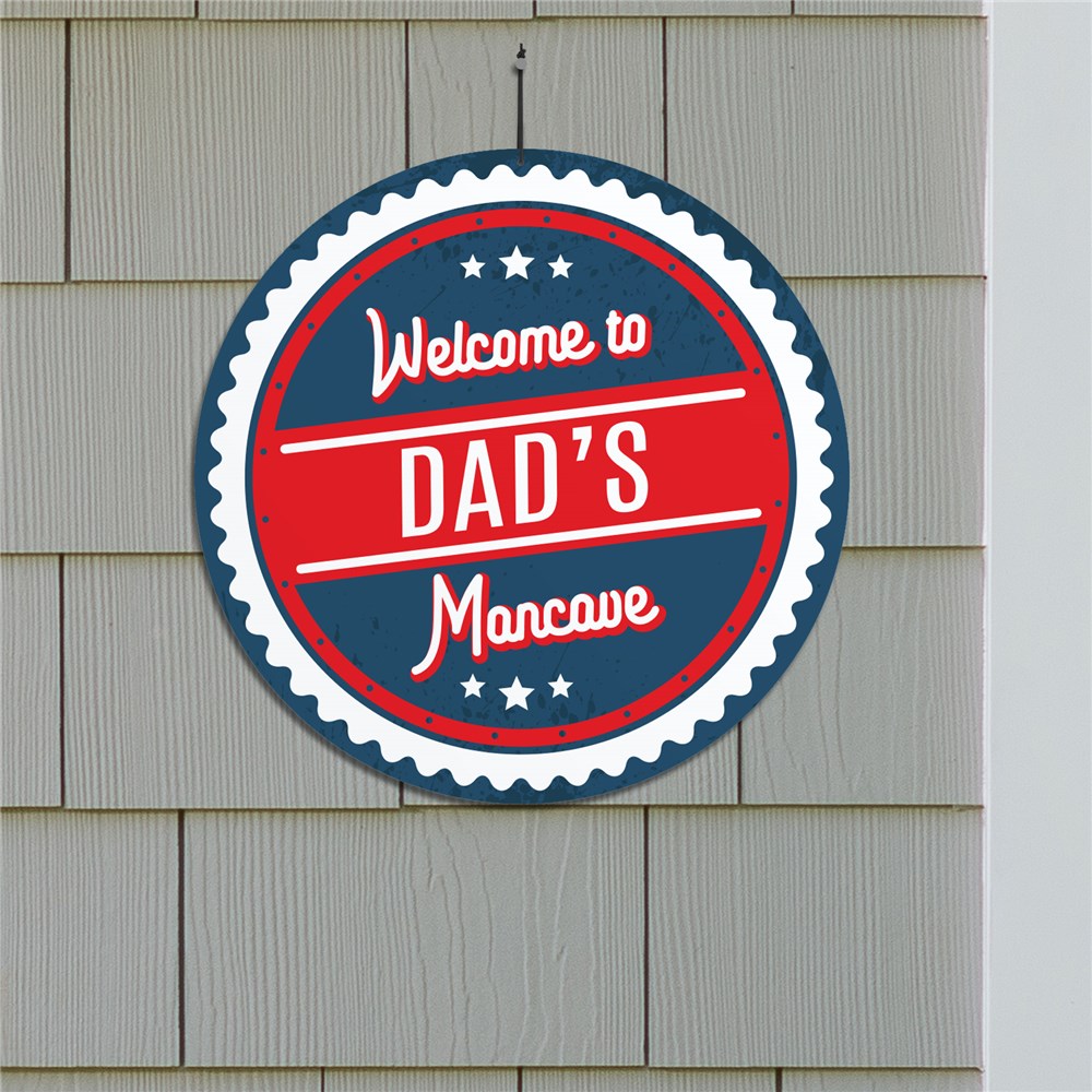 Man Cave Wall Sign | Personalized Man Cave Accessories