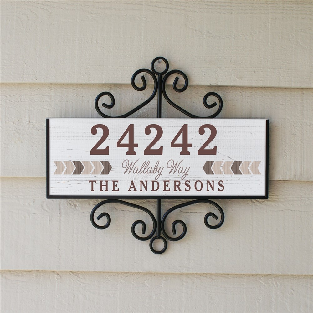 Personalized Signature Signs | Coordinated Address Signs