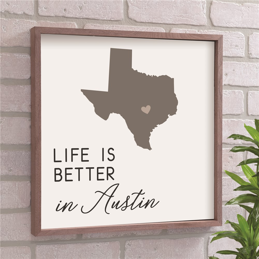 Personalized Life Is Better In Symbol Wall Decor 615749X