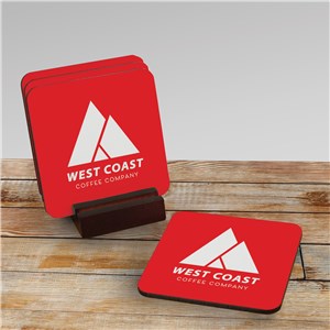 Personalized Corporate Logo Coasters