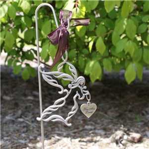 Personalized Memorial Angel Garden Stake Sympathy Gift | Memorial Gifts