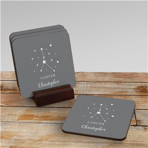 Personalized Zodiac Star Signs Coasters 6209459CS