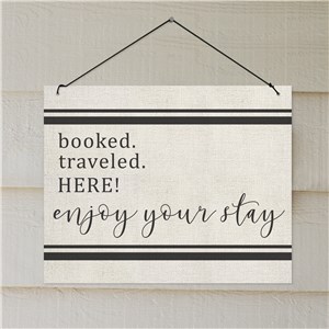 Enjoy Your Stay Non Personalized Welcome Sign 62235017