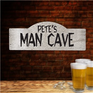 Custom Printed Man Cave Wall Sign | Man Cave Gifts