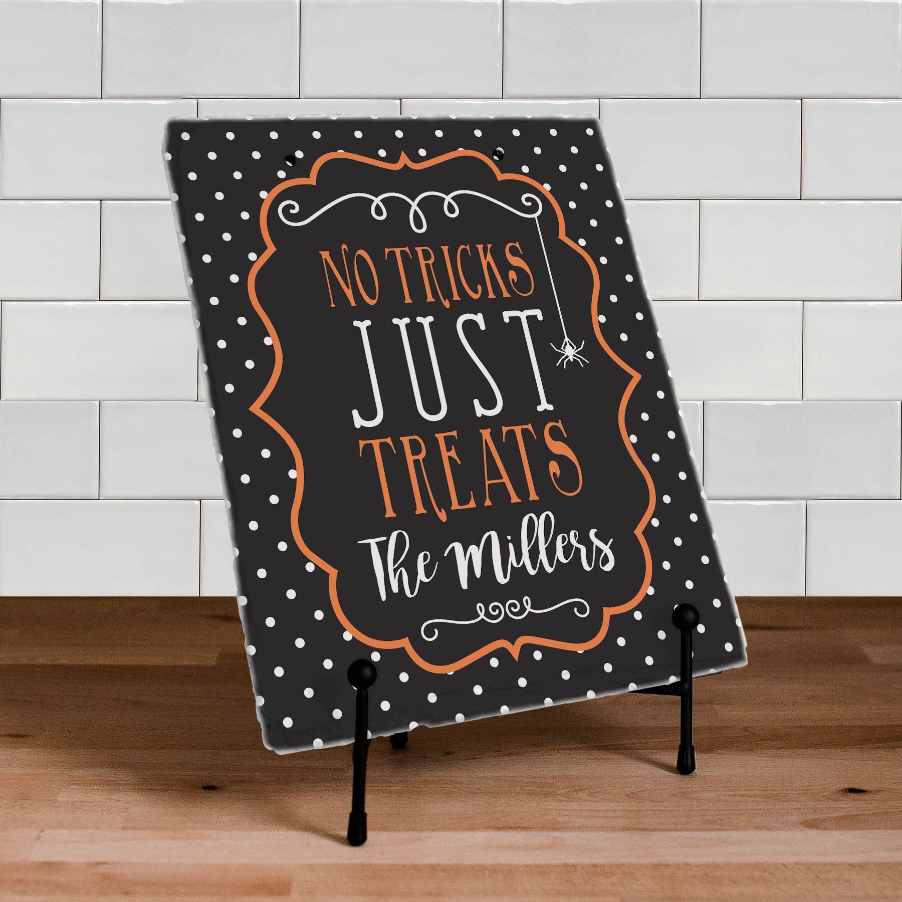 Personalized Family Trick or Treat Slate GiftsForYouNow