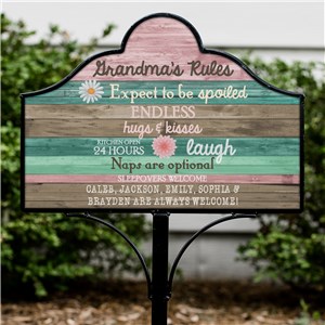 Personalized Gifts For Grandma | Magnetic Garden Sign