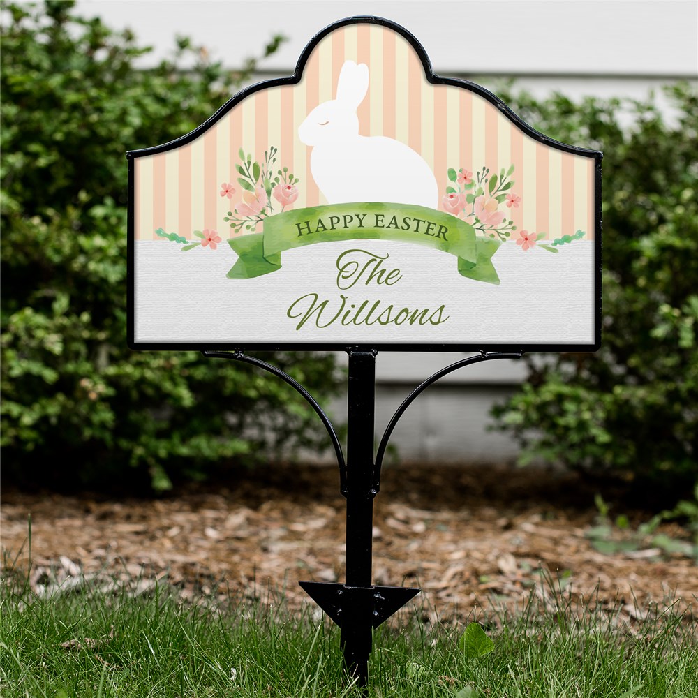 Personalized Easter Sign | Easter Lawn and Garden Decor