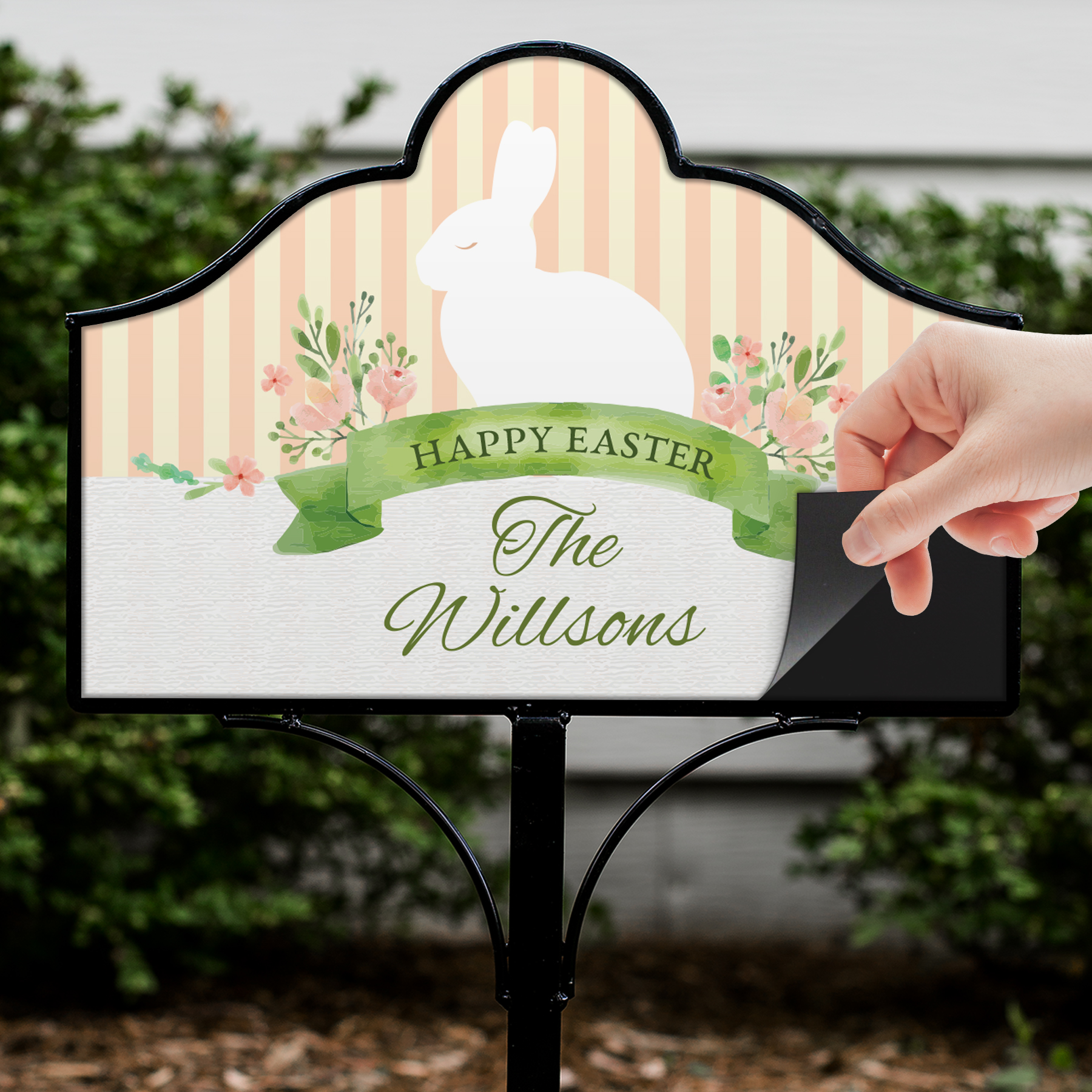 Personalized Easter Sign | Easter Lawn and Garden Decor