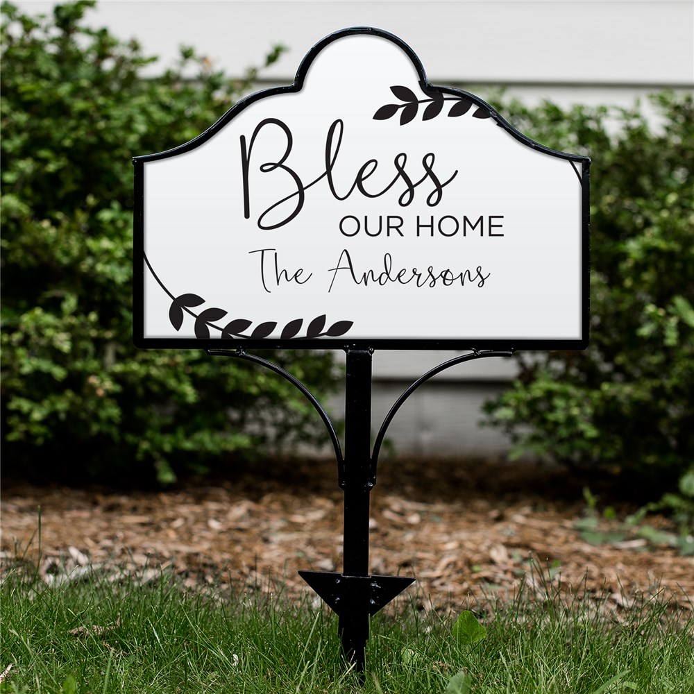 Bless our Home Personalized Magnetic Sign Set | Personalized Home Sign