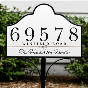 Personalized Bow Signature Magnet Yard Sign 6311312510