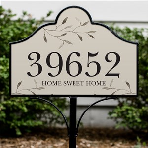 Personalized Home Sweet Home Signature Magnet Yard Sign Set 6311318610