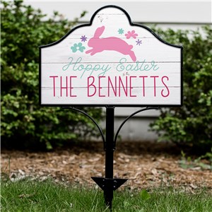 Personalized Easter Home Decor | Easter Yard Sign