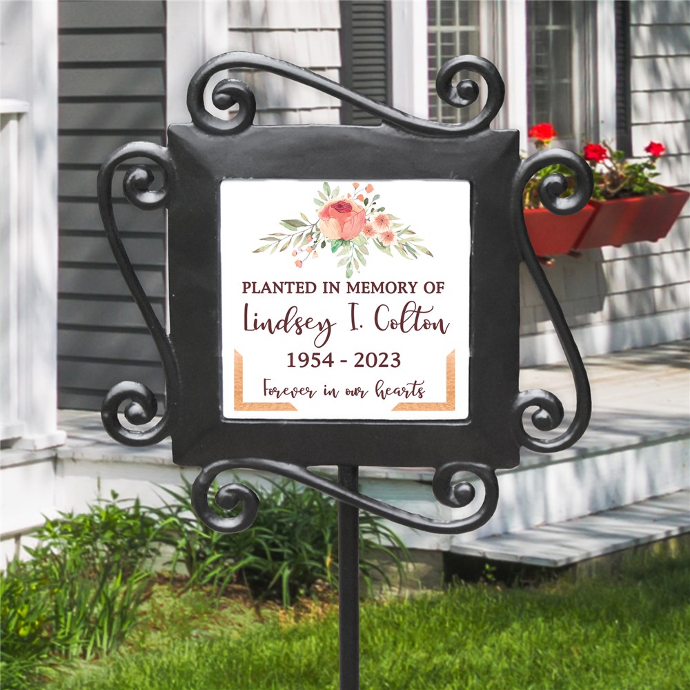 Floral Memorial Gifts | Personalized Memorial For Garden