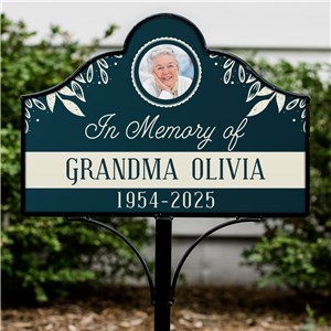 Personalized Grave Marker | Personalized Memorial Garden Stake