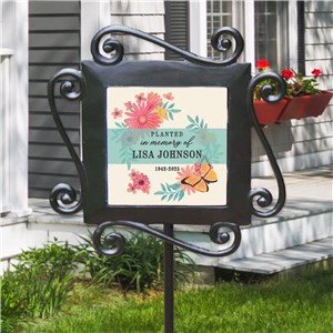 Butterfly Memorial Plant Stake | Personalized Garden Stake For Memorial
