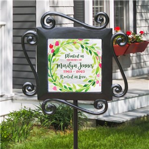 Floral Memorial Gifts | Personalized Garden Markers For Memorial
