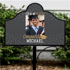 Personalized Class Of Graduation Magnetic Yard Sign Set