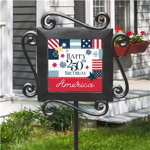 Happy 250th Birthday America Garden Stake 631243304
