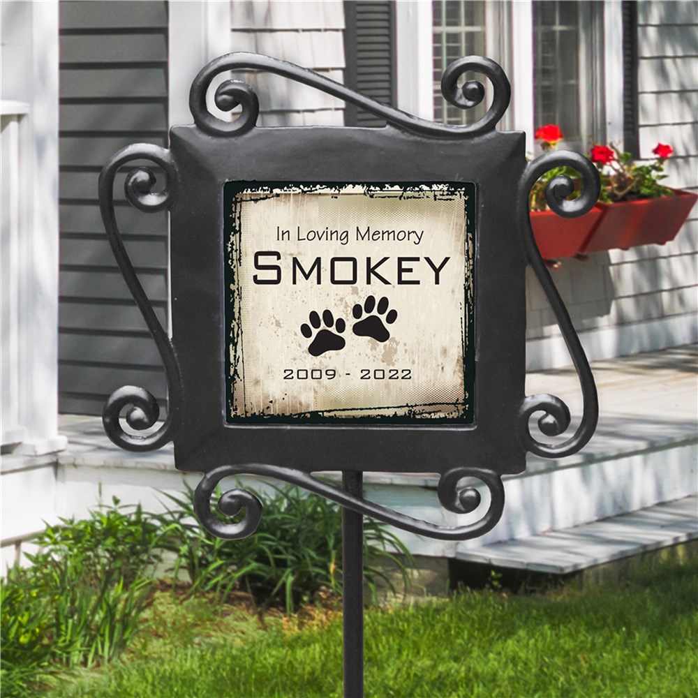 Pet Memorial Garden Stake