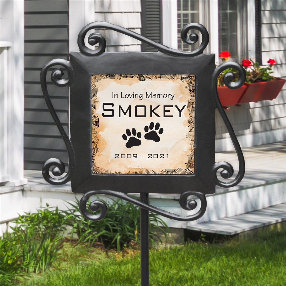 Personalized Pet Memorial Garden Stake GiftsForYouNow
