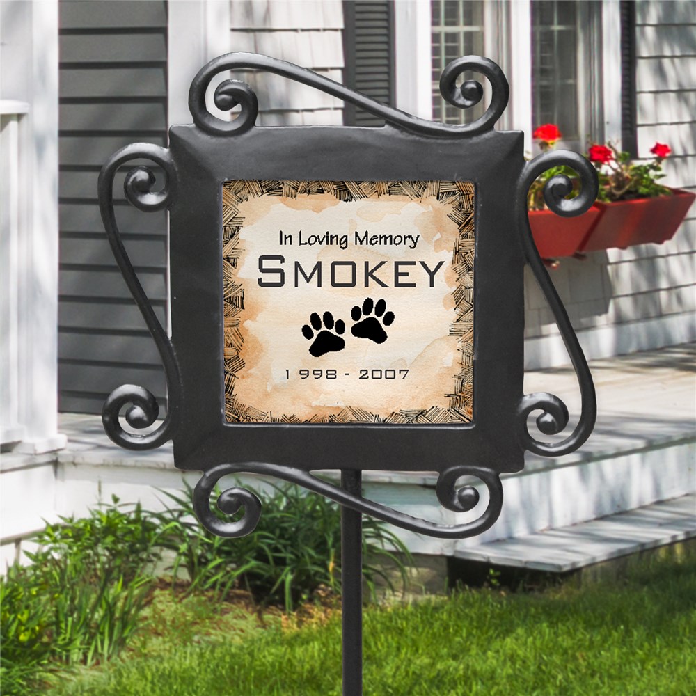 Personalized Pet Memorial Garden Stake GiftsForYouNow