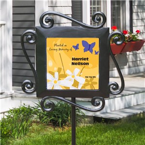Planted in Loving Memory Memorial Garden Stake