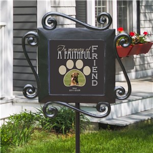 Personalized Faithful Friend Memorial Garden Stake 63170384