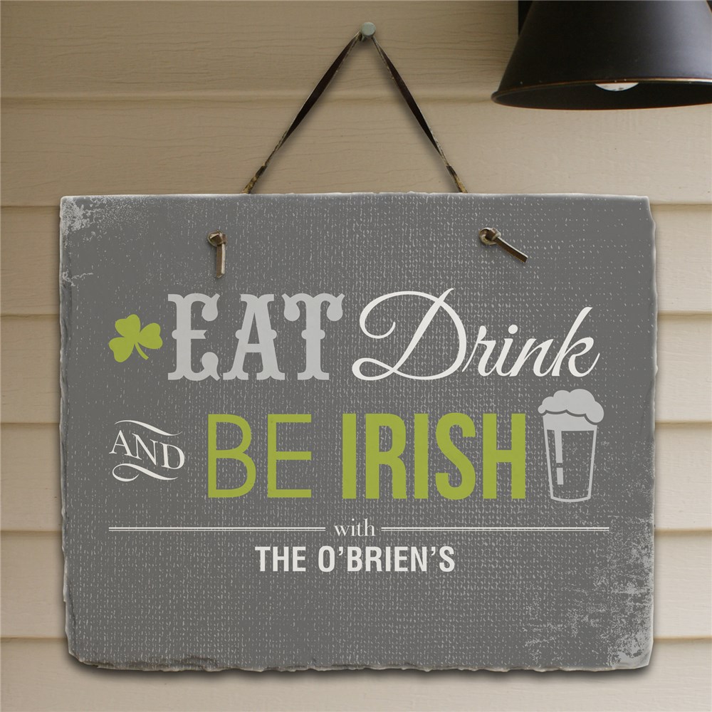 Personalized Irish Slate Plaque GiftsForYouNow