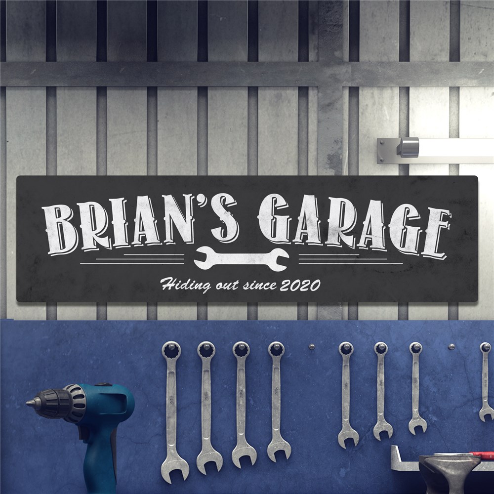 Personalized My Garage Street Sign | Personalized Gifts for Him