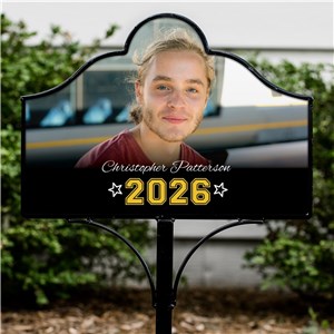Personalized Graduation Photo Magnetic Yard Sign Set