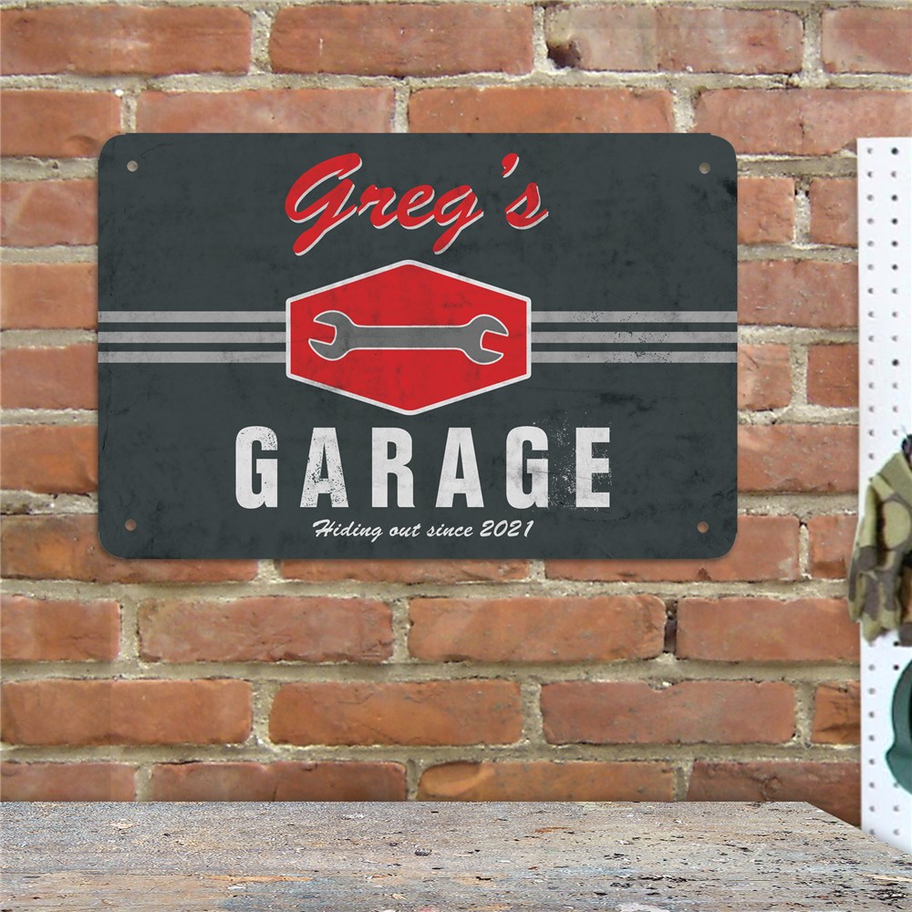 Personalized Garage Wall Sign | Mancave Gifts