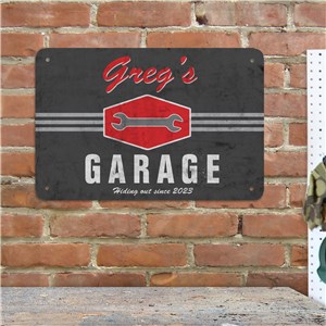 Personalized Garage Wall Sign | Mancave Gifts