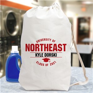 Personalized University Of Laundry Bag | Personalized Laundry Bags
