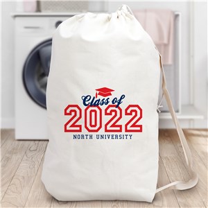 Personalized Class of Graduation Year Laundry Bag