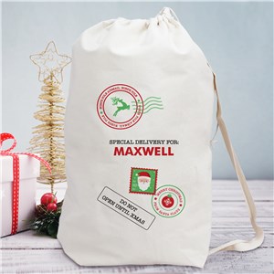 Personalized Special Delivery Christmas Gift Sack