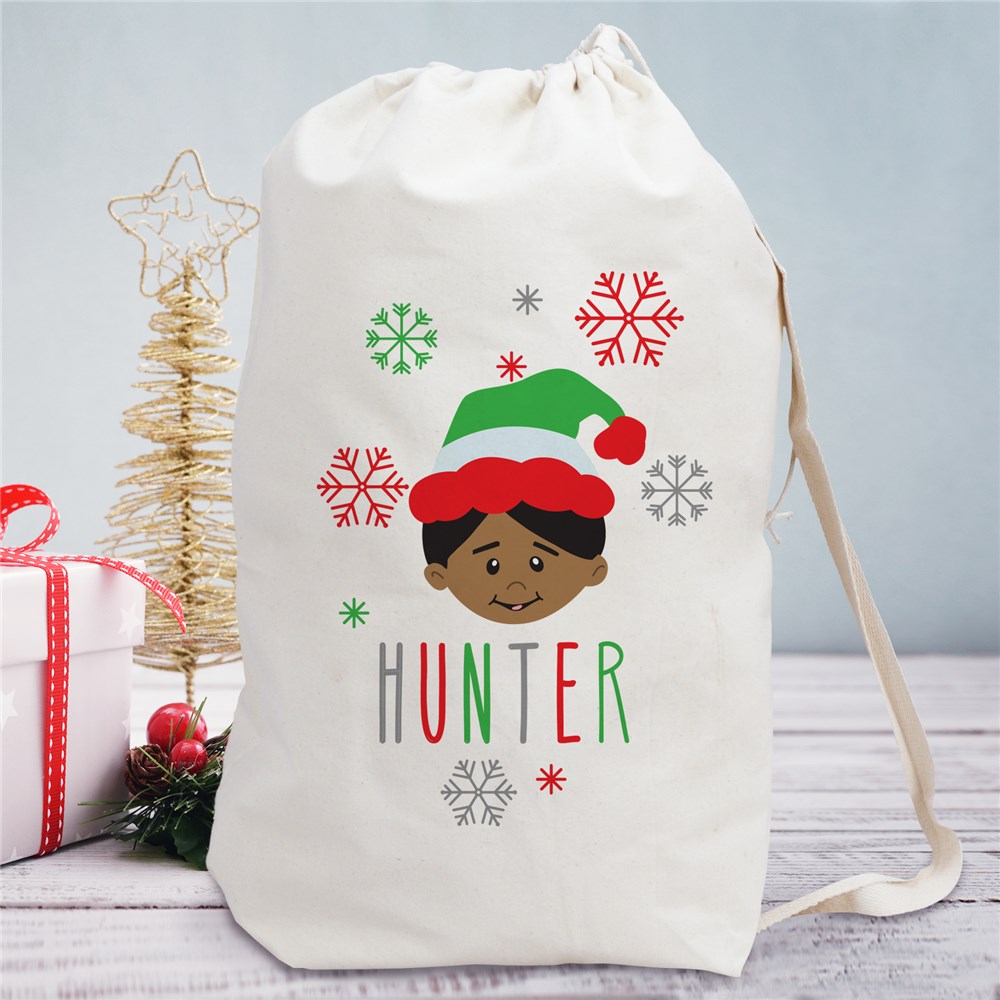 Personalized Christmas Gift Sack For Kids