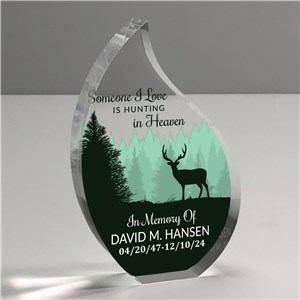 Personalized Fishing or Hunting Teardrop Acrylic Keepsake 7117712T