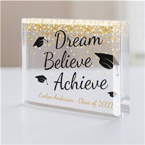 Personalized Dream.Believe.Achieve Keepsake 7125753