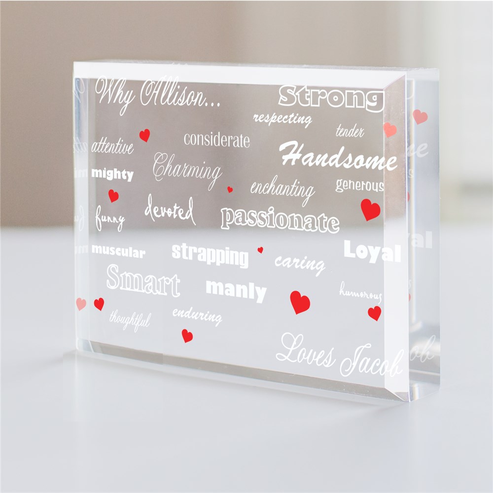 Personalized Why I Love You Acrylic Keepsake GiftsForYouNow