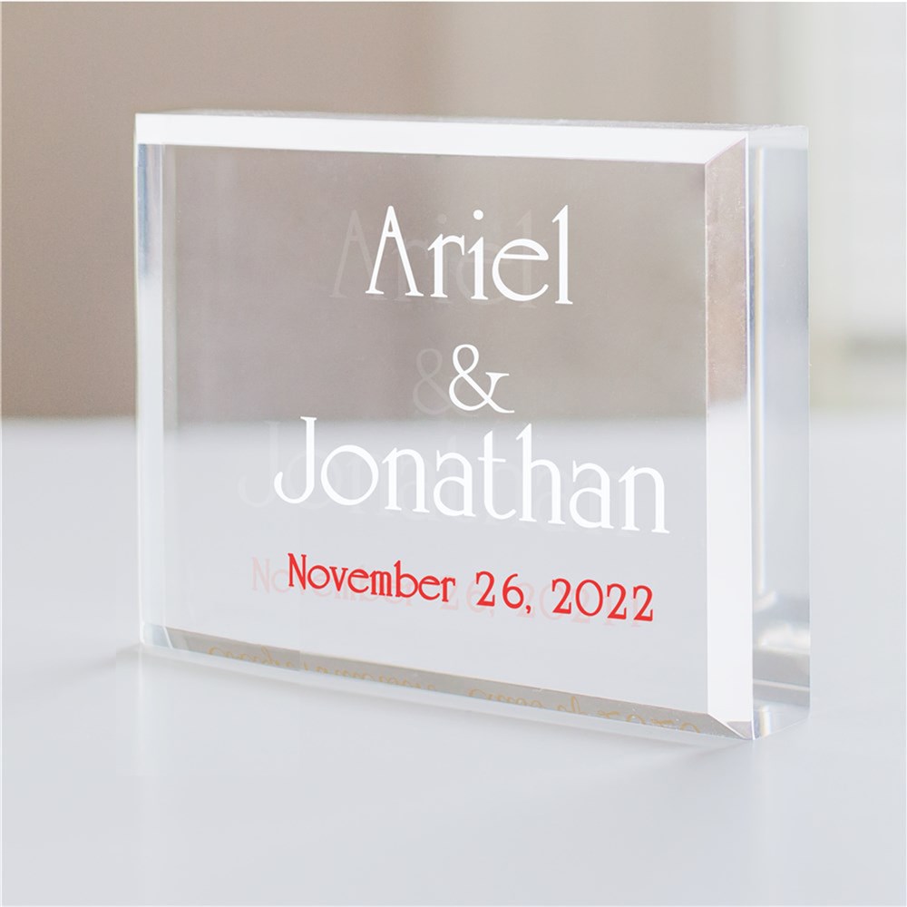Personalized Cake Topper | Keepsake with Wedding Date