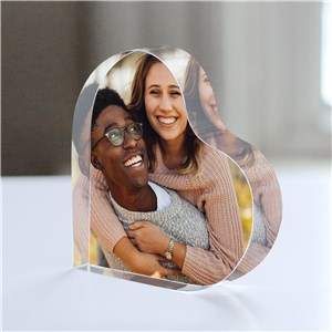 Personalized Heart-Shaped Photo Keepsake