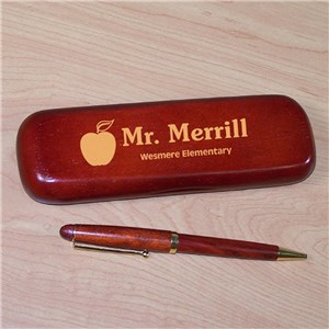 Teacher Rosewood Pen Set | Personalized Teacher Gifts