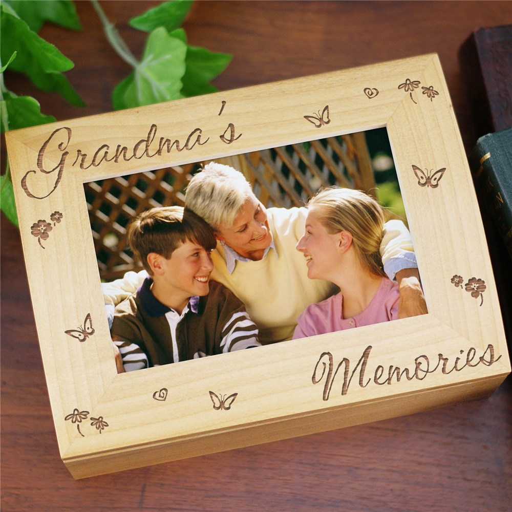 Personalized Memory Photo Keepsake Box | Engraved Memory Box