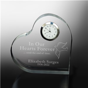 In Our Hearts Forever Personalized Memorial Heart Keepsake | Remembrance Gifts